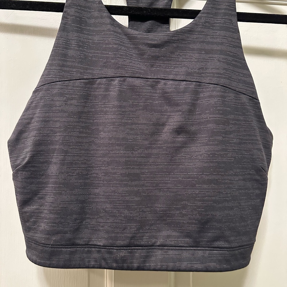 Outdoor Voices Striped High Neck Crop Top‎ - Picture 2 of 6